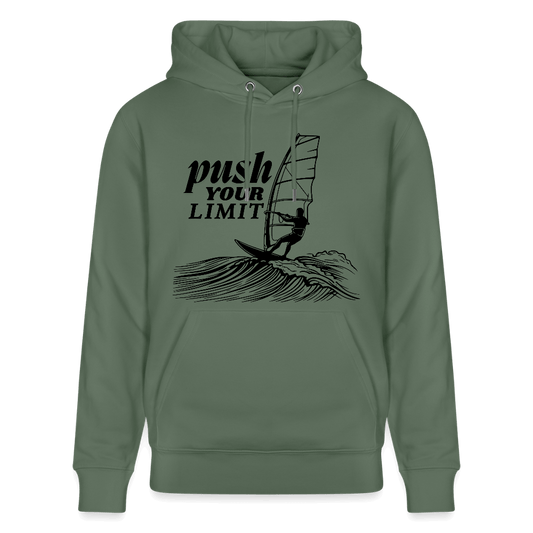 Unisex Bio-Hoodie CRUISER -push- - Tanngrün