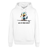 Unisex Bio-Hoodie -Wo ist mein Segel?- - Weiß