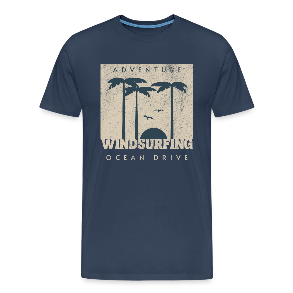Männer Premium Bio T-Shirt -ocean drive- - Navy