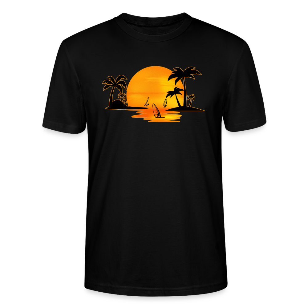Unisex T-Shirt CRAFTER -sunset- - Schwarz