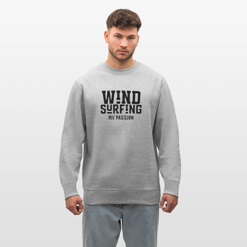 Männer Bio-Sweatshirt -my passion- - Grau meliert