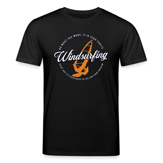 Männer Bio-T-Shirt -do what you want- - Schwarz