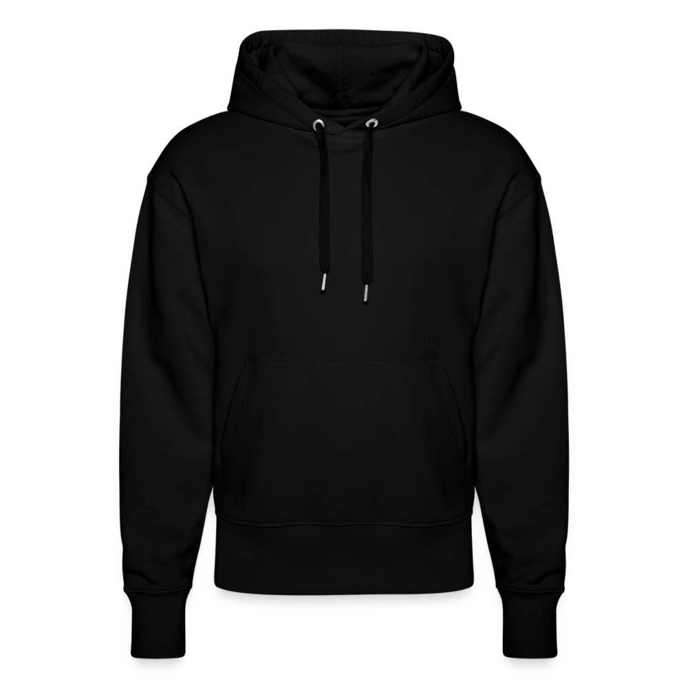 Unisex Relaxed Fit Bio-Hoodie -bla bla bla- - Schwarz