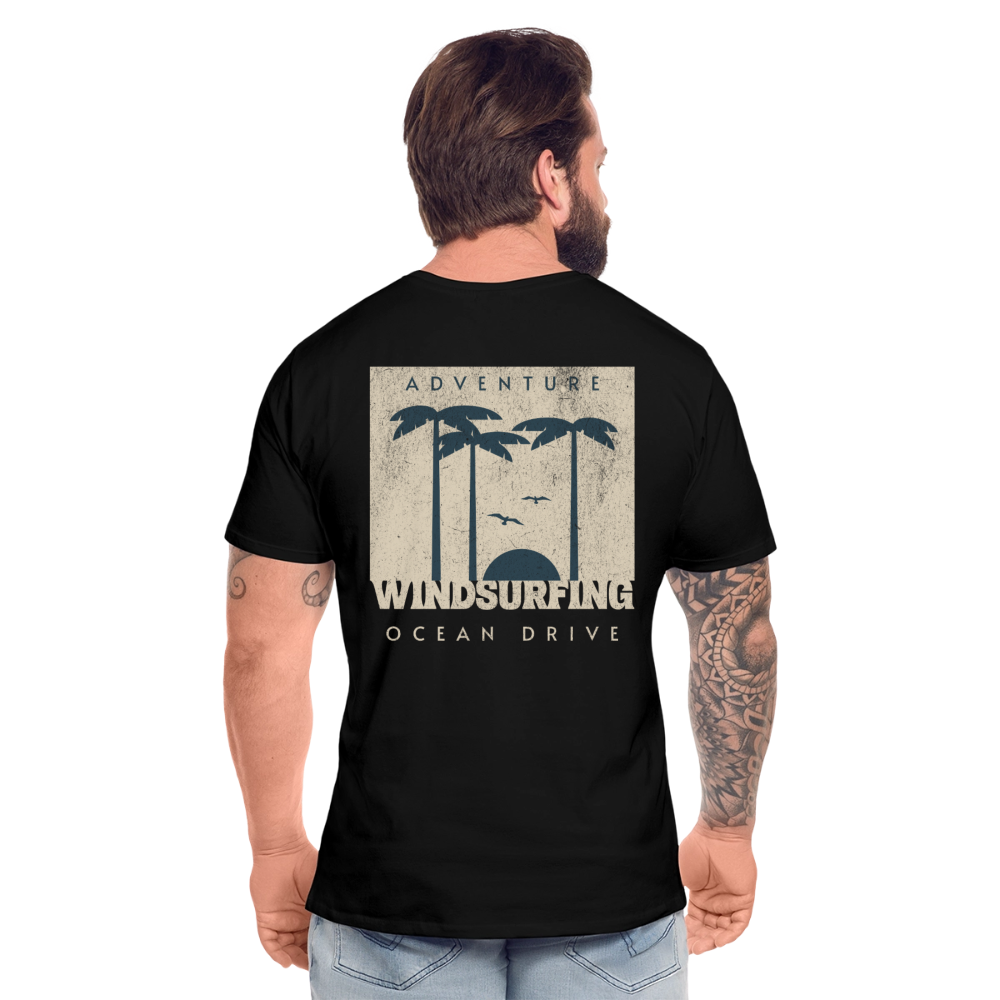 Männer Premium Bio T-Shirt -ocean drive- - Schwarz