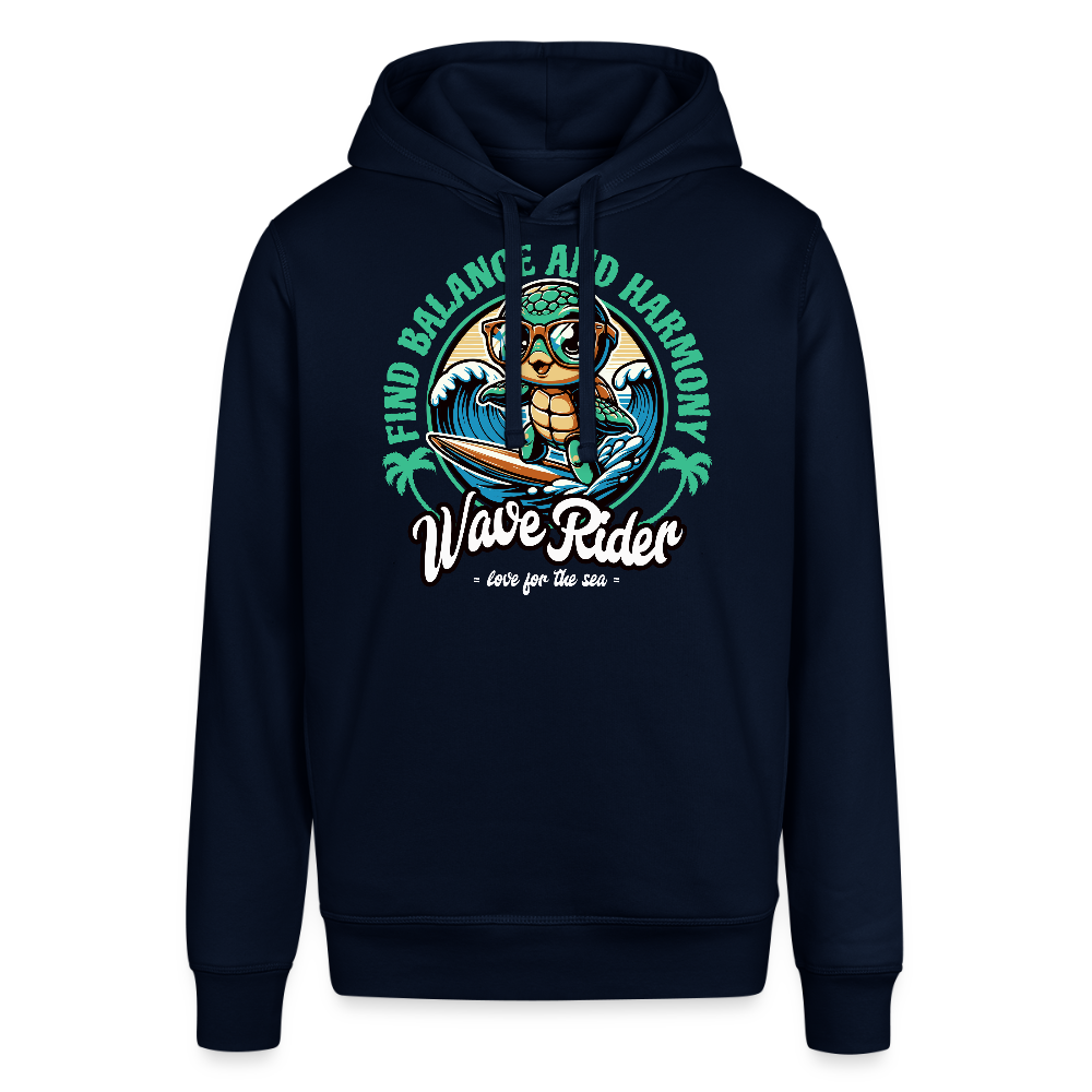 Unisex Bio-Hoodie -wave rider- - Navy