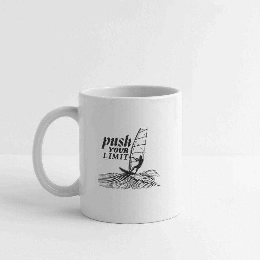 Windsurf Tasse -push- - Weiß