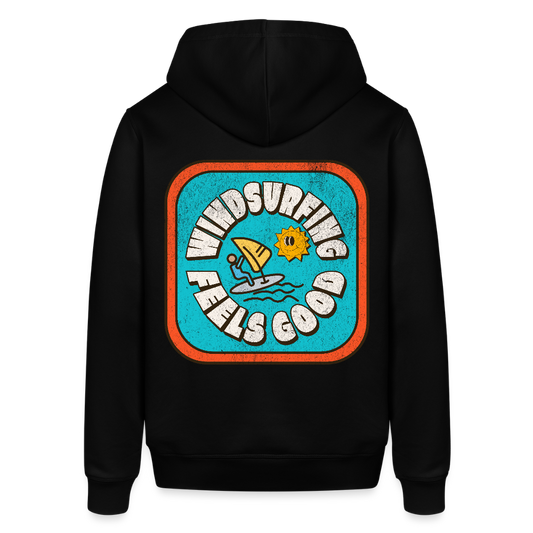 Unisex Bio-Hoodie -feels good- - Schwarz