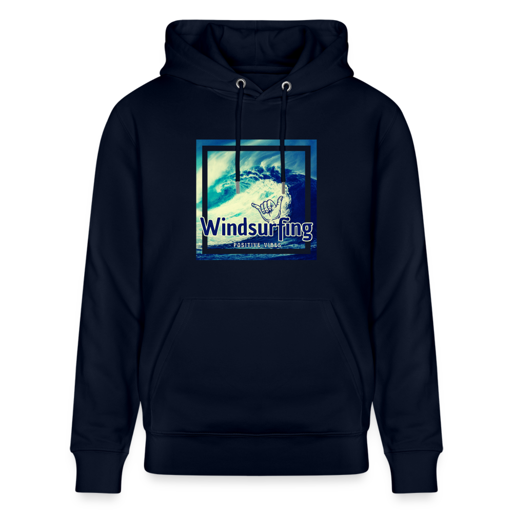 Unisex Bio-Hoodie CRUISER -positive vibes- - Navy