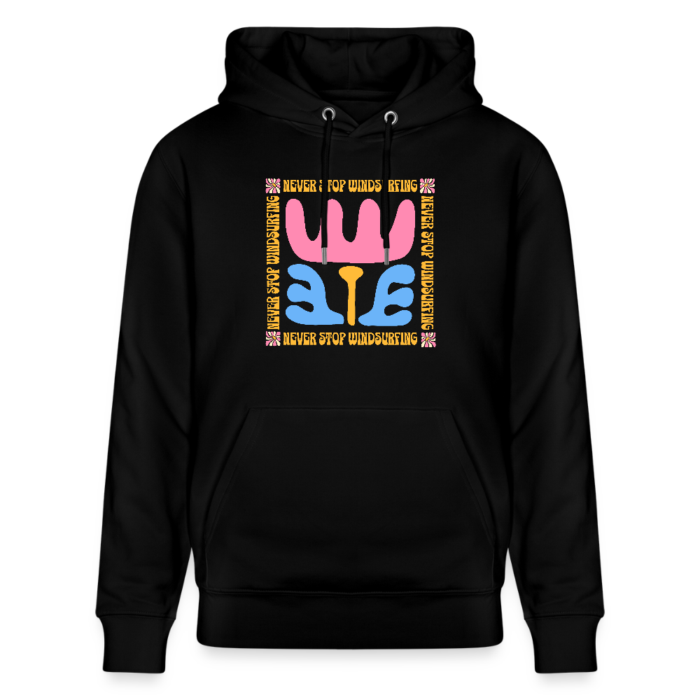 Unisex Bio-Hoodie CRUISER -wavy- - Schwarz