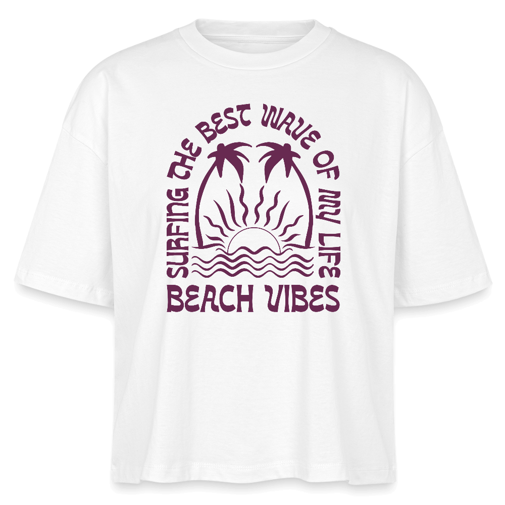 Boxy Bio-T-Shirt beach vibes für Windsurfer.