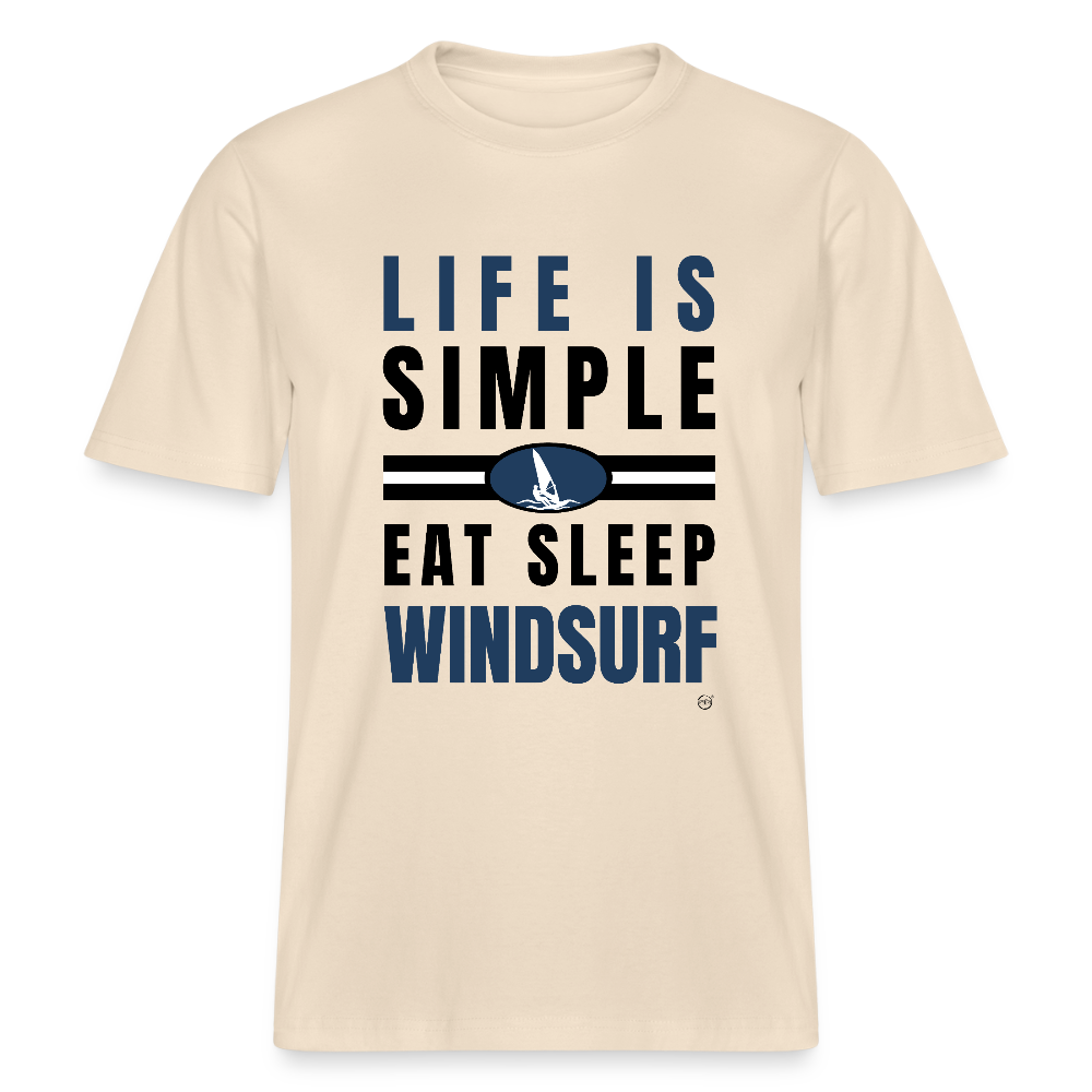 Relaxed Fit Unisex Bio-T-Shirt - Weißgrau