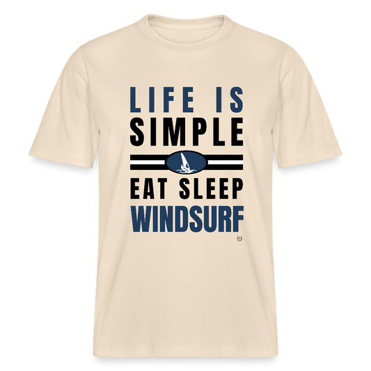 Relaxed Fit Unisex Bio-T-Shirt - Weißgrau