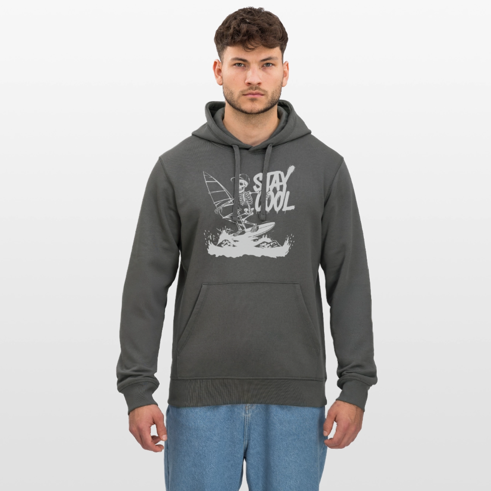 Unisex Bio-Hoodie DRUMMER -stay cool- - Anthrazit