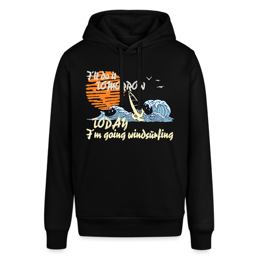 Unisex Bio-Hoodie -tomorrow- - Schwarz