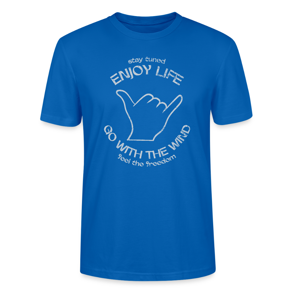 Unisex T-Shirt CRAFTER -enjoy life- - Pfauenblau