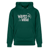 Unisex Bio-Hoodie CRUISER -waves & wind- - Forest