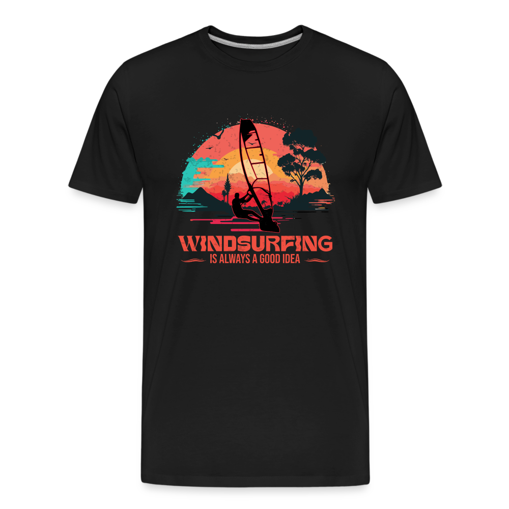 Männer Premium Bio T-Shirt -good idea- - Schwarz