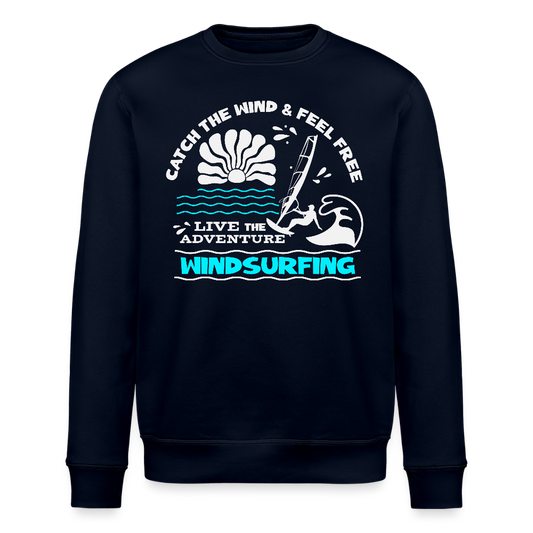 Unisex Bio-Sweatshirt ROLLER -adventure- - Navy