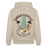 Unisex Bio-Hoodie CRUISER -enjoy life- - Beige