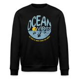 Unisex Bio-Sweatshirt ROLLER -do more- - Schwarz