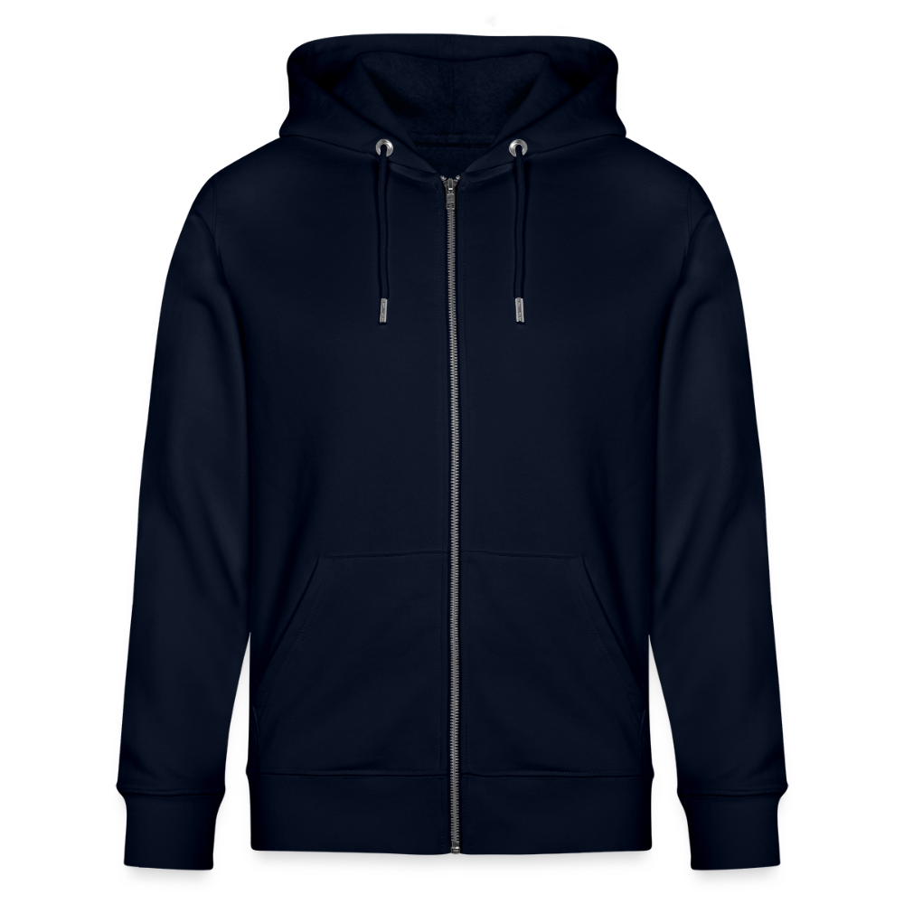 Unisex Bio-Kapuzenjacke CULTIVATOR -buy happiness- - Navy
