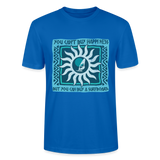 Unisex T-Shirt CRAFTER -buy happiness- - Pfauenblau