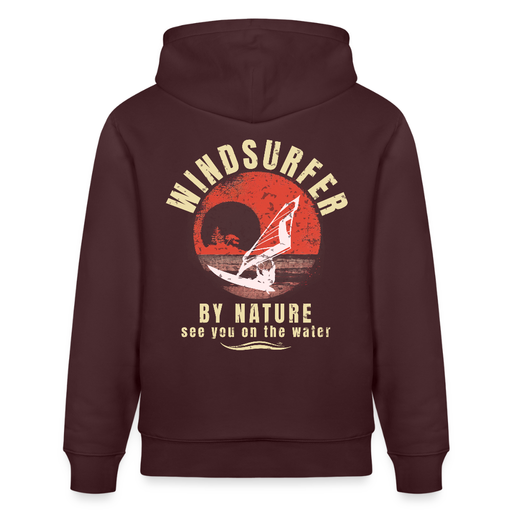 Unisex Bio-Hoodie CRUISER -by nature- - Maroon