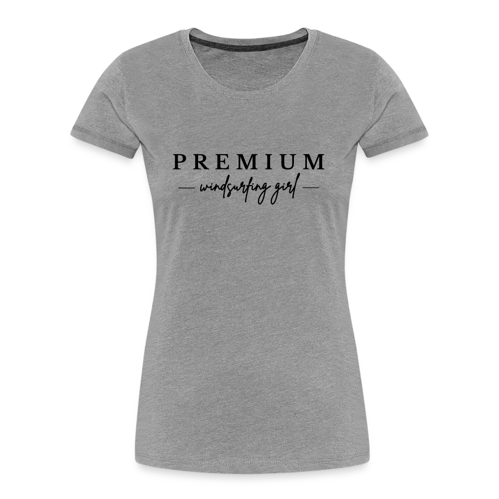 Frauen Premium Bio T-Shirt -premium- - Grau meliert