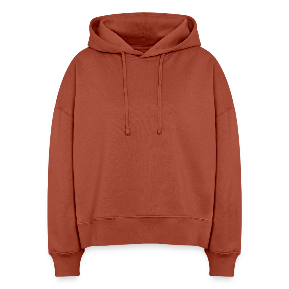Windsurf Frauen Bio Hoodie -are you alive- - Terrakotta