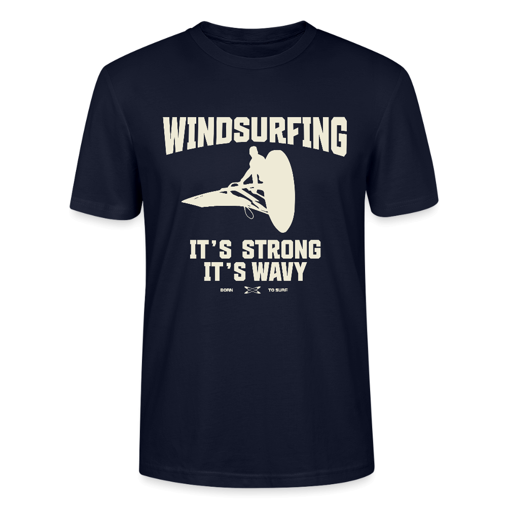 Lässiges Unisex Shirt wavy im Windsurf Style.