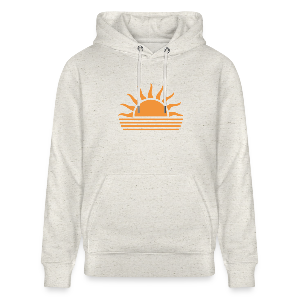 Unisex Bio-Hoodie CRUISER -sunset- - Beige meliert