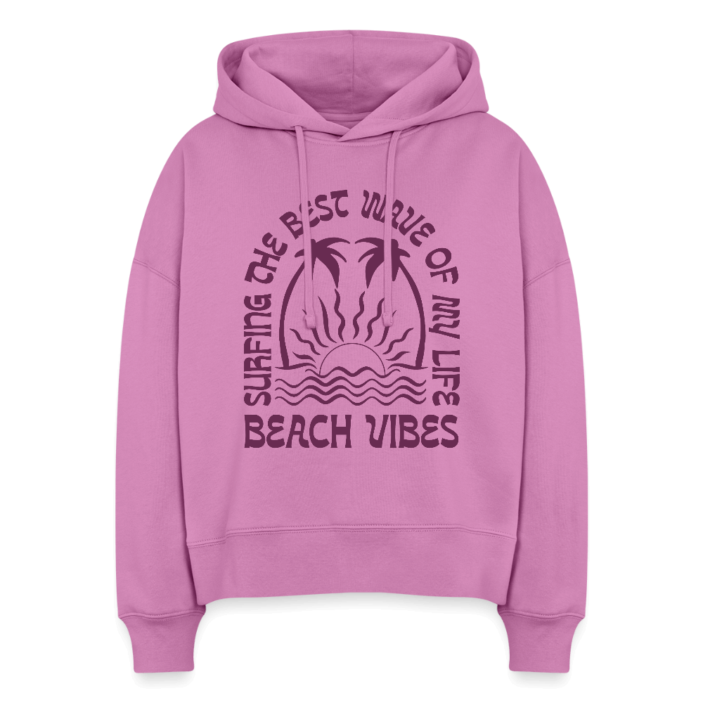 Damen Bio Hoodie Windsurf Nora – Beach Vibes Design