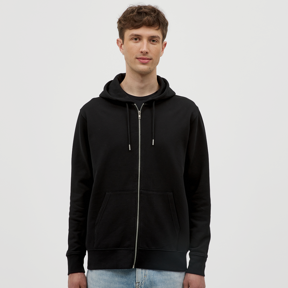 Unisex Bio-Kapuzenjacke -good idea- - Schwarz