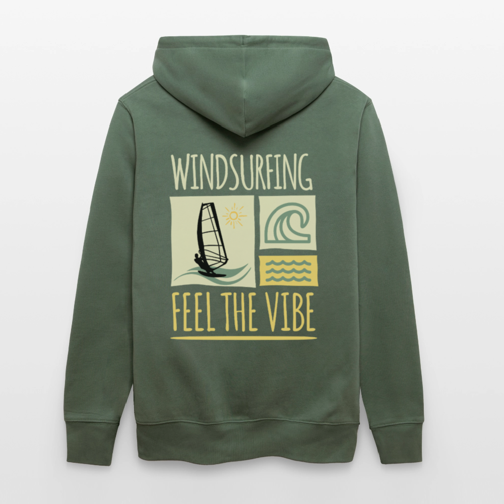 Safis Sports Bio-Hoodie CRUISER -feel the vibe- - Tanngrün
