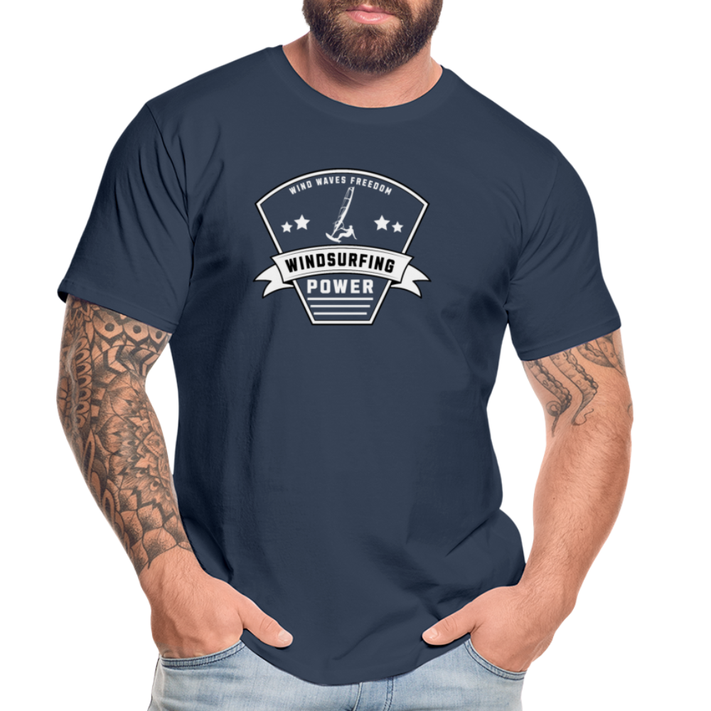 Männer Premium Bio T-Shirt -power- - Navy