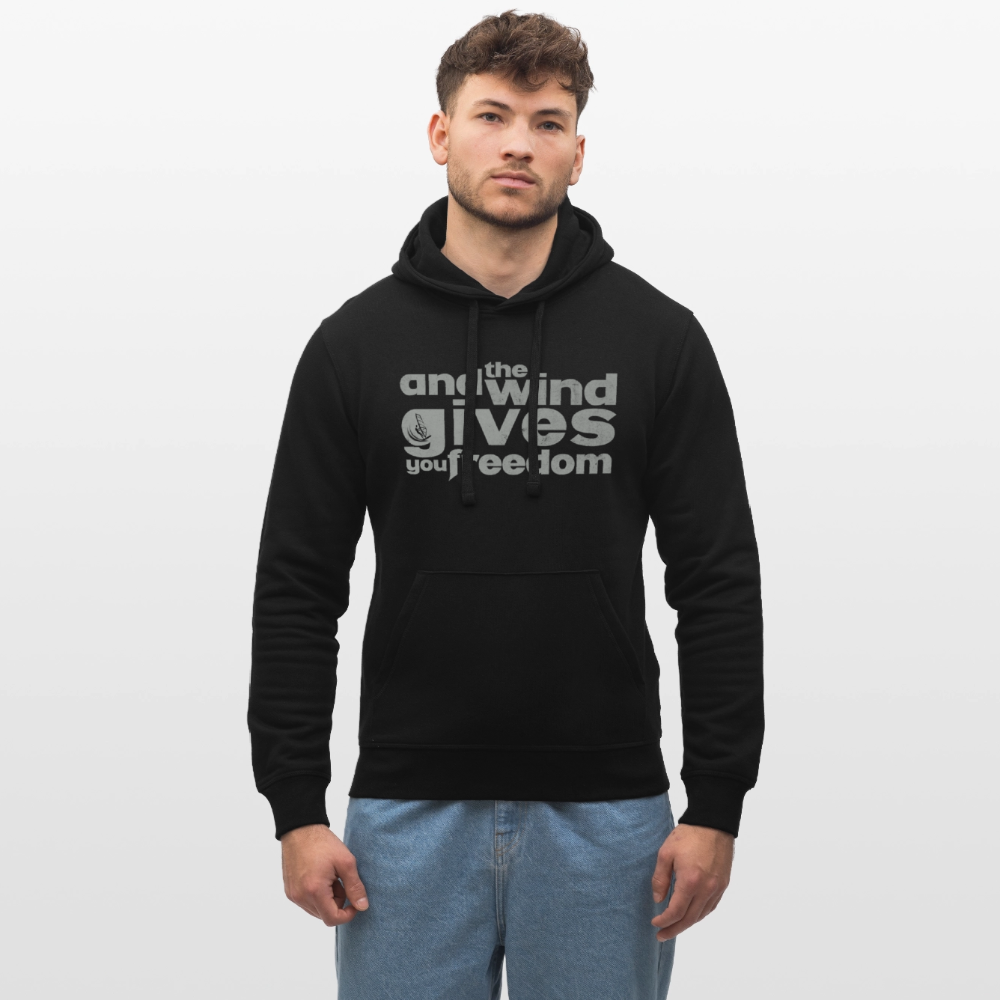 Unisex Bio-Hoodie DRUMMER -freedom- - Schwarz
