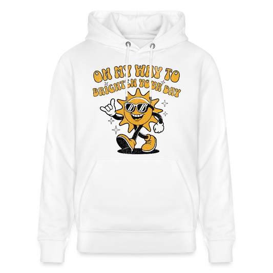 Safis Sports Bio-Hoodie CRUISER -on my way- - Weiß