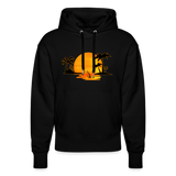 Unisex Relaxed Fit Bio-Hoodie -sunset- - Schwarz