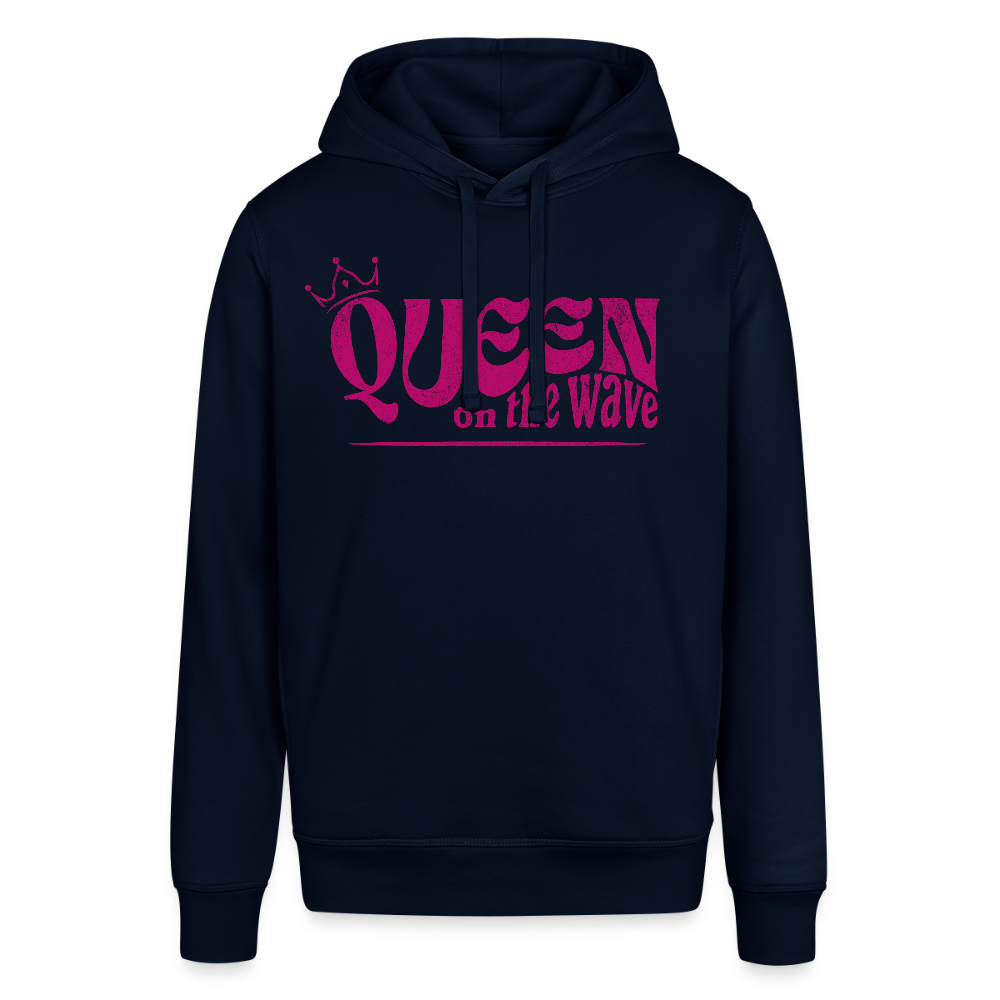 Unisex Hoodie -Queen on the wave- - Navy