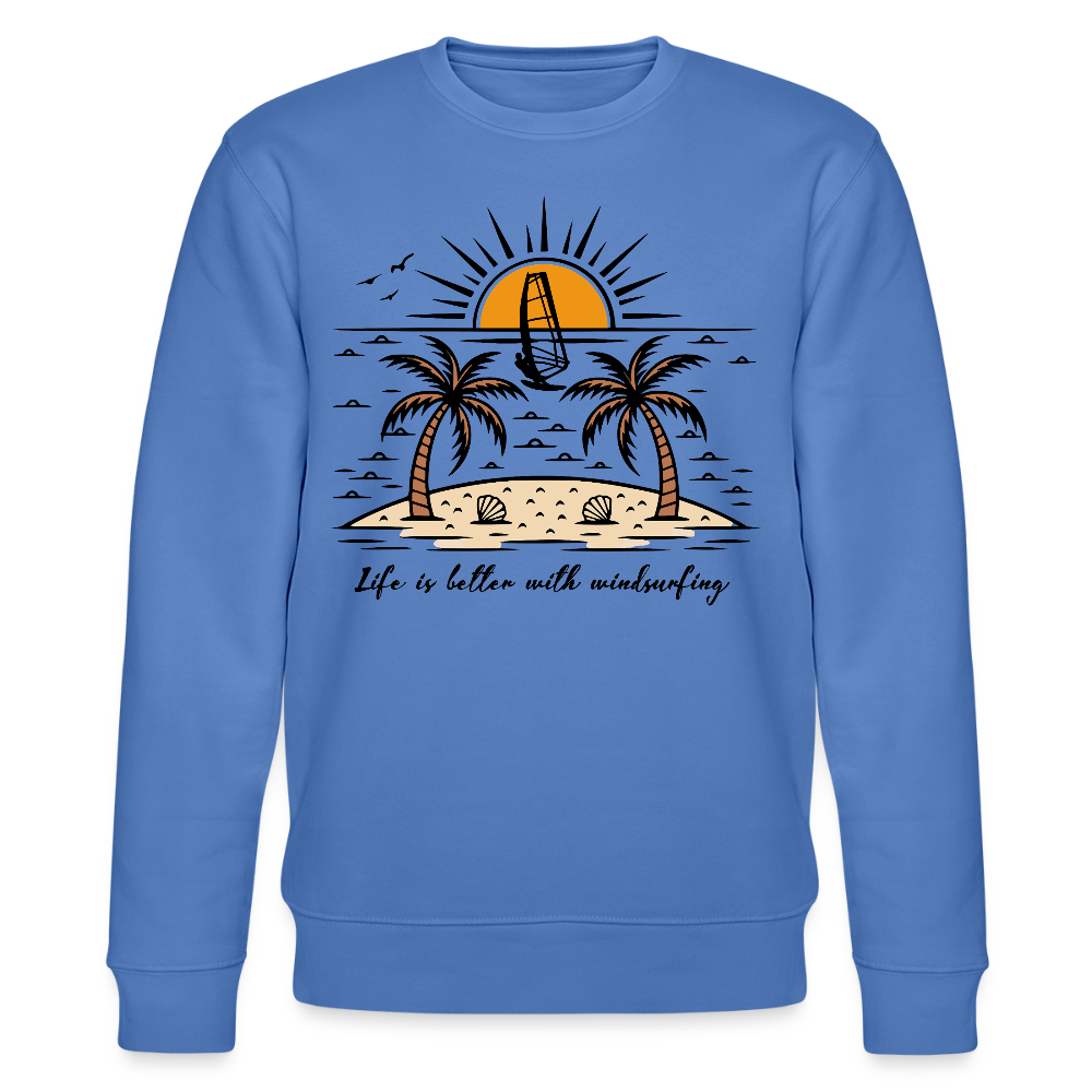 Unisex Bio-Sweatshirt CHANGER -better life- - Blau