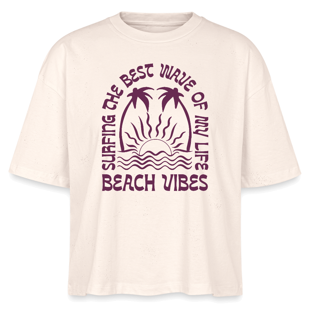 Lässiges Frauen Shirt beach vibes – ideal für Windsurferinnen.