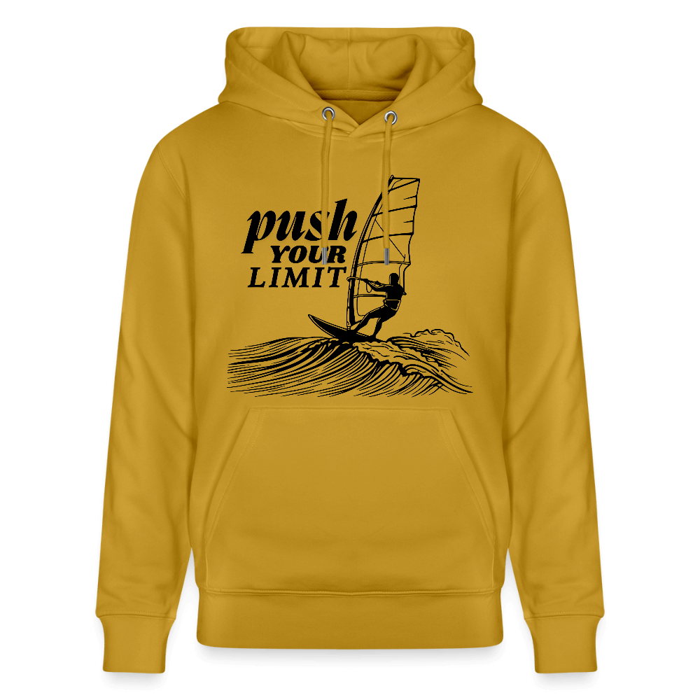 Bio Hoodie CRUISER push für Windsurf Fans - Ocker