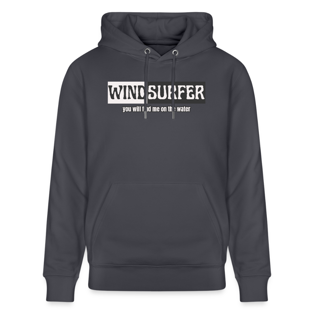 Unisex Bio-Hoodie CRUISER -on the water- - Indigoblau