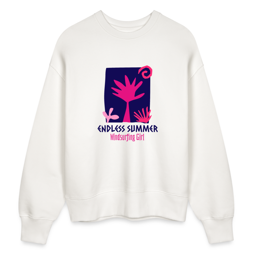 Unisex Oversize Bio Pullover -endless summer- - OFF WHITE
