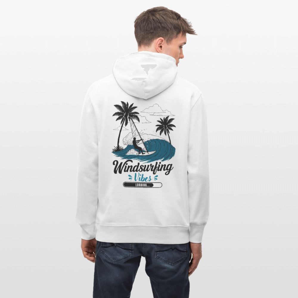 Bequemer Unisex Hoodie Vibes loading im Windsurf Style.