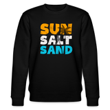 Männer Bio-Sweatshirt -sun salt sand- - Schwarz