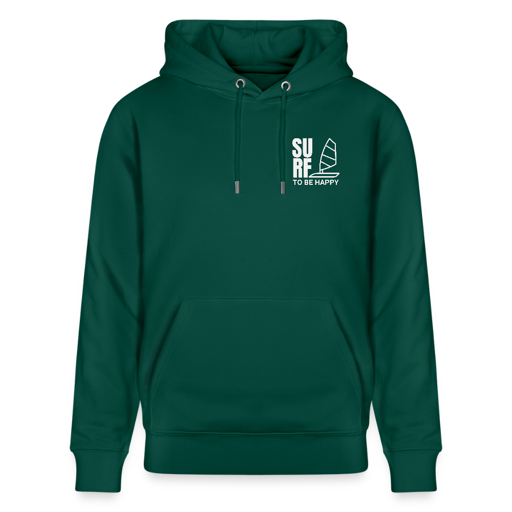 Unisex Bio-Hoodie CRUISER -surf to be happy- - Forest