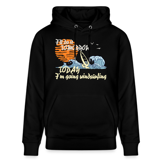 Unisex Bio-Hoodie -tomorrow- - Schwarz