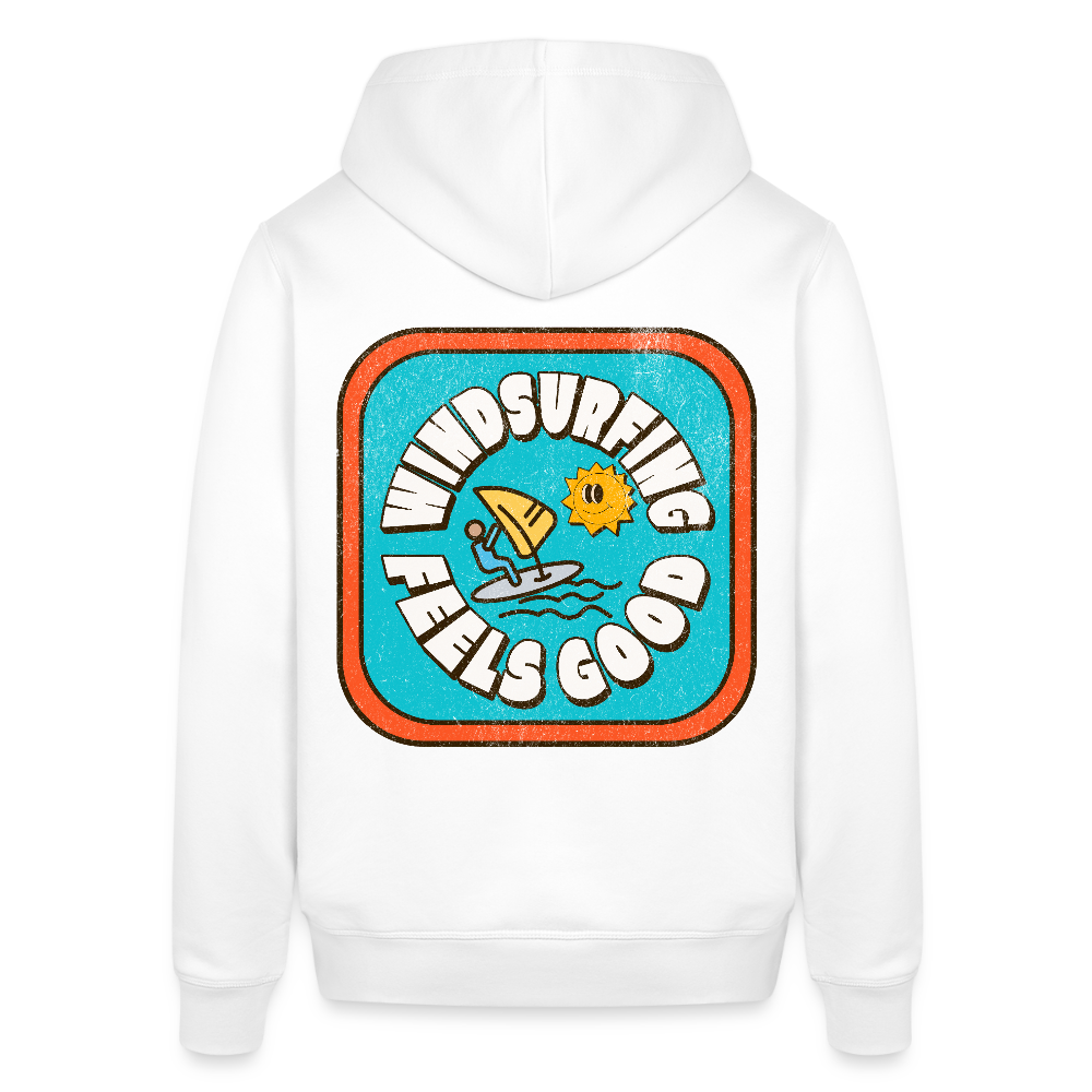 Unisex Bio-Hoodie -feels good- - Weiß