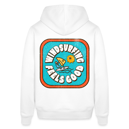Unisex Bio-Hoodie -feels good- - Weiß